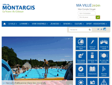 Tablet Screenshot of montargis.fr
